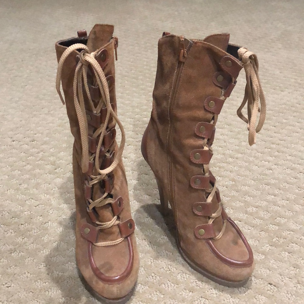 Charles David combat boots